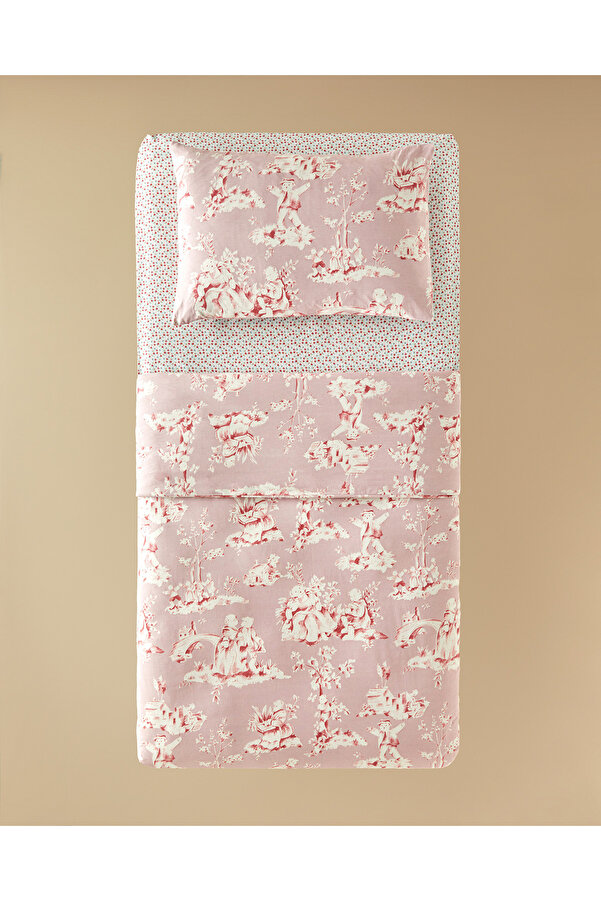 English Home Bearette Pamuklu Çocuk Nevresim Takımı Pembe