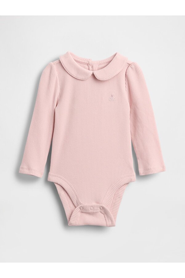 GAP Bebek Açık Pembe Baby First Favorites TinyRib Bodysuit