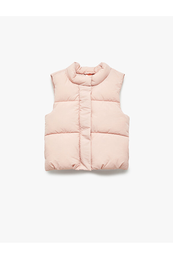 Koton Dik Yaka Kolsuz Çıtçıt Kapamalı Şişme Yelek