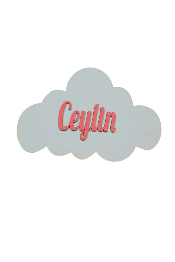 wood 14 dizayn Bulut Desenli Ve Isimli Led Ahşap Gece Lambası Çocuk Ve Bebek Odası Dekoru Tercihe Göre Renk Ve Isim