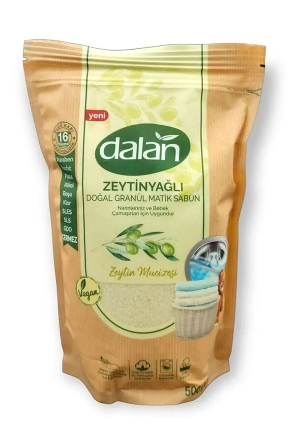 Dalan Zeytinyağlı Doğal Granül Matik Sabun Zeytin Mucizesi 500 Gr