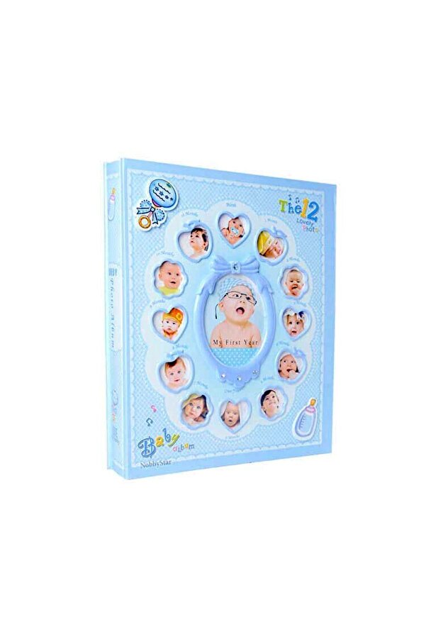 best hediye 220'lık Bebek Fotoğraf Albümü - 10x15cm/15x21. Fotoğraflar Için