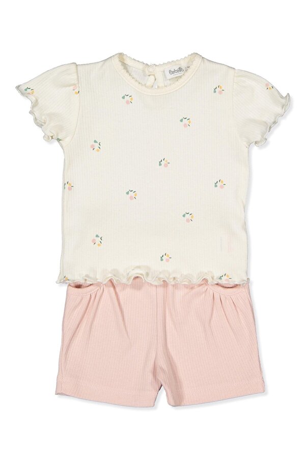 Bebetto İNTERLOK ŞORT 2Lİ TAKIM (PINK PEAR) GÜL KURUSU