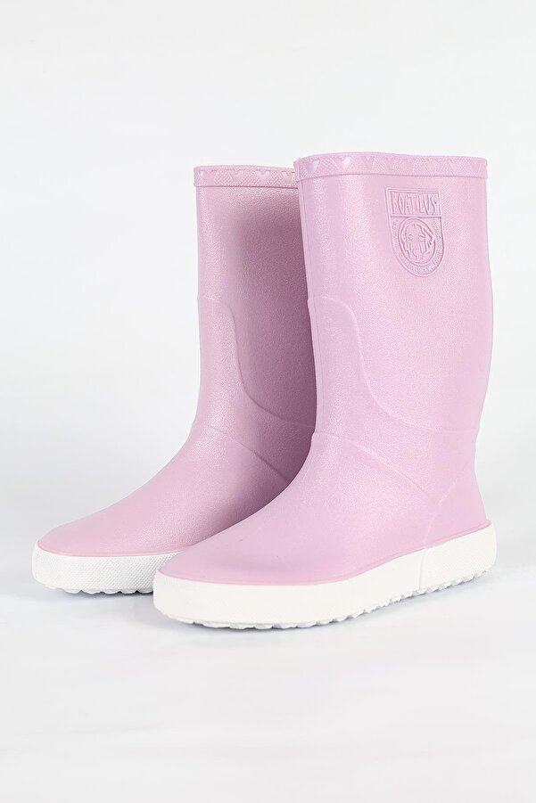 BOATILUS Nautic-F Lilac/White Kız Çocuk Yağmur Çizmesi