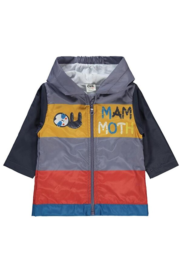 Civil Baby Erkek Bebek Yağmurluk 6-18 Ay Füme