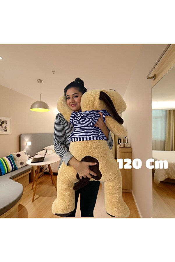 xprops 120 Cm Dev Peluş Yumuşak Büyük Köpek Oyuncak Uyku Sarılma Arkadaşı Sevgililer Doğum Günü Hediyesi