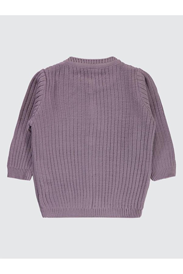 Civil Baby Basic Fitilli 6-18 Ay Hırka - Lila 18-24 Ay