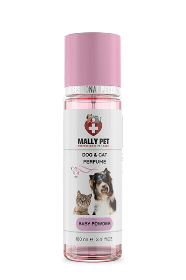MALLY PET PROFESSIONEL PET CARE Bebek Pudrası Kokulu Kedi Ve Köpek Parfümü 100 ml
