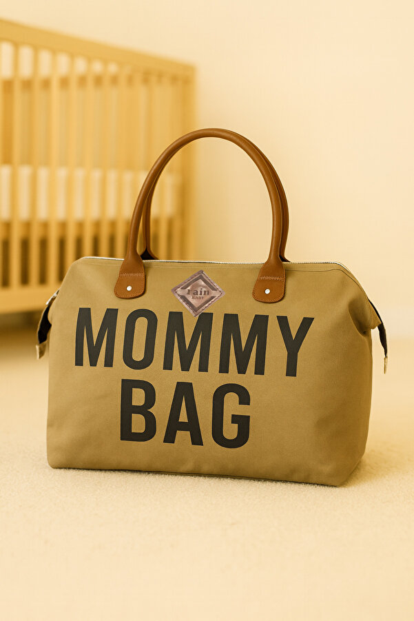 Rain Baby Mommy Bag Anne Bebek Bakım Çantası Su Geçirmez, Geniş Hacimli, Omuz ve El Taşıma Askılı