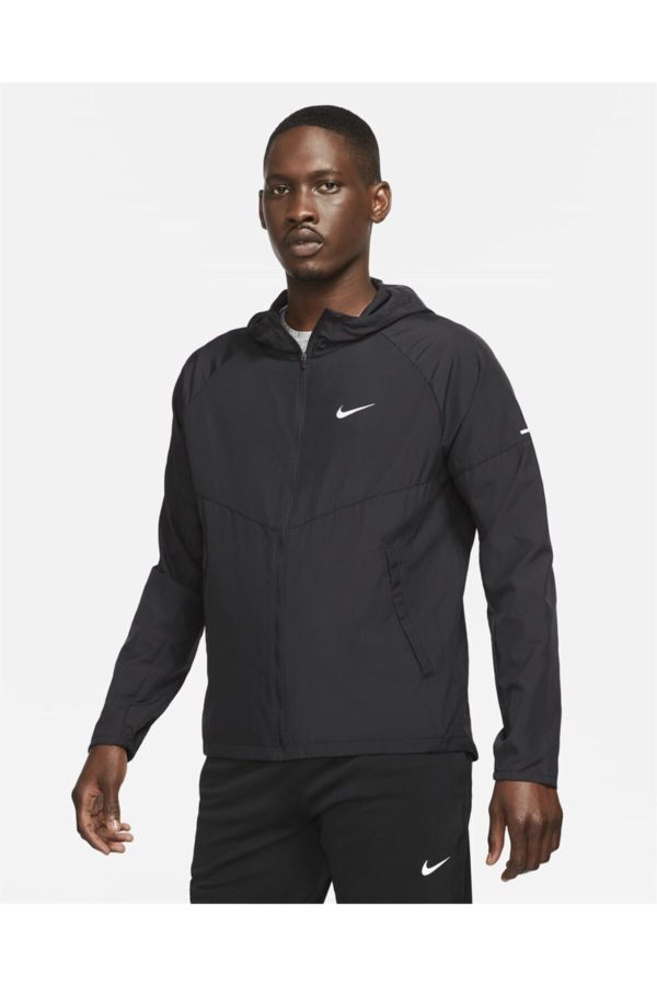 Nike M Nk Rpl Mıler Jkt Men's Black Jacket - Dd4746-010 - Trendyol