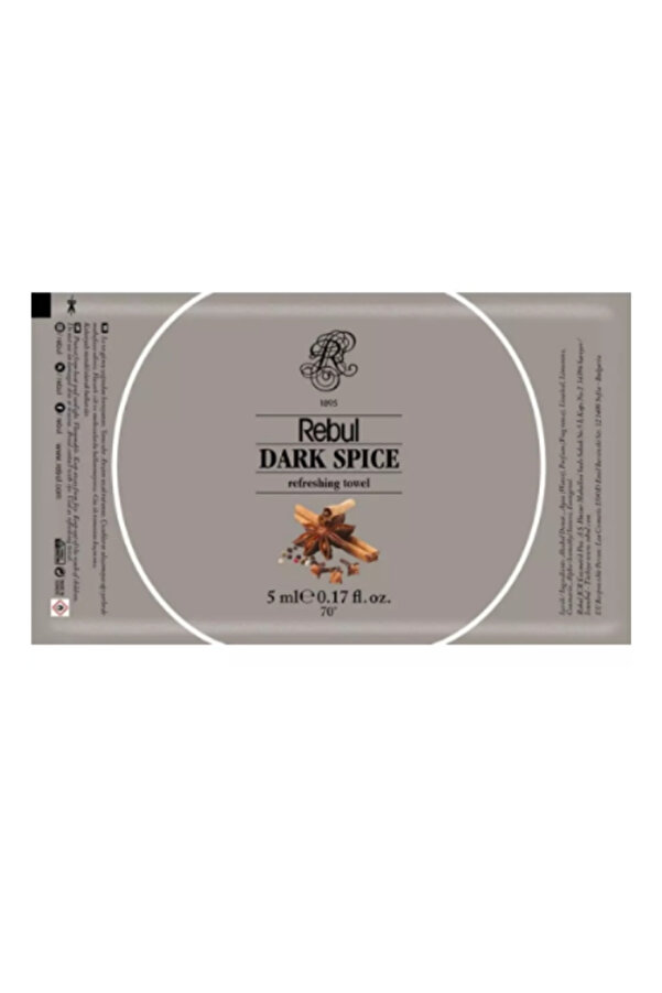 Rebul Dark Spice 50'li Kolonyalı Mendil