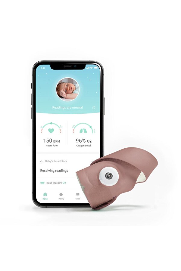 Owlet Smart Sock 3 - Dusty Rose- Akıllı Çorap