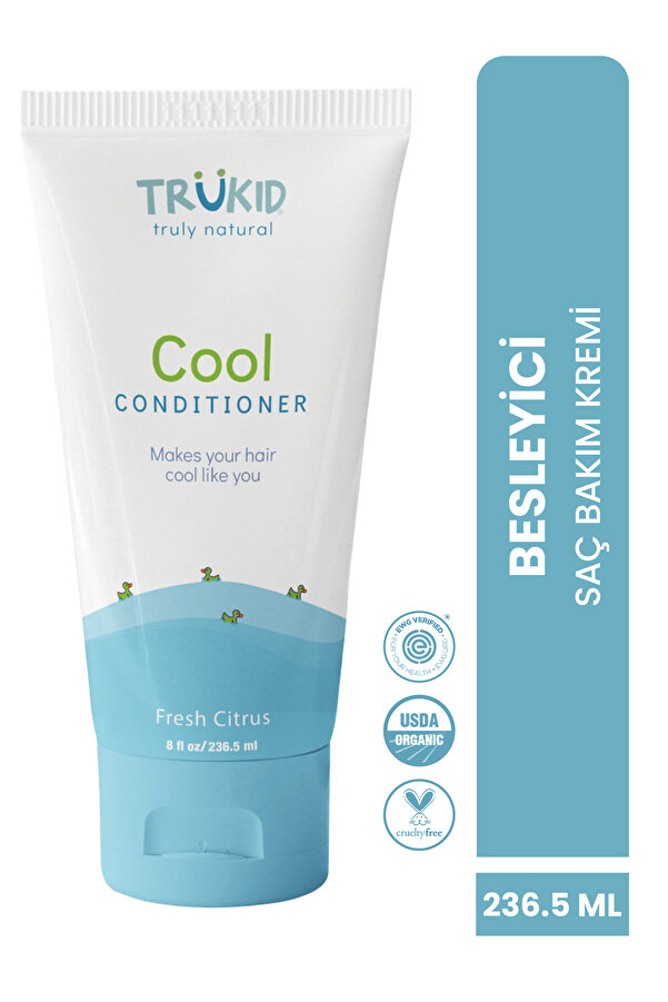 Trukid Cool Conditioner - Çocuklara Özel Tamamen Doğal Içerikli Saç Kremi 236 Ml.