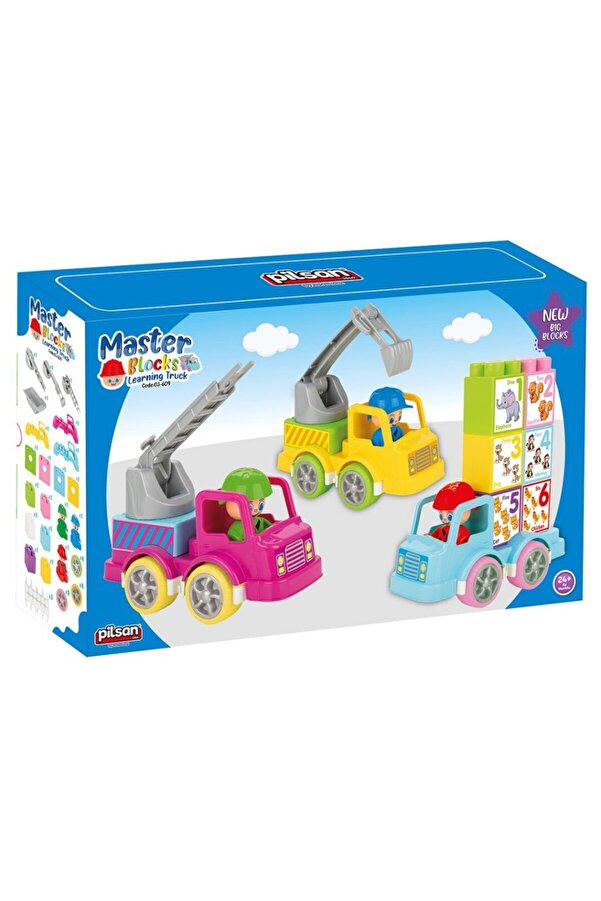 NW NessiWorld 03 609 Master Bloklar Eğitici Kamyon -NessiWorld Oyuncak