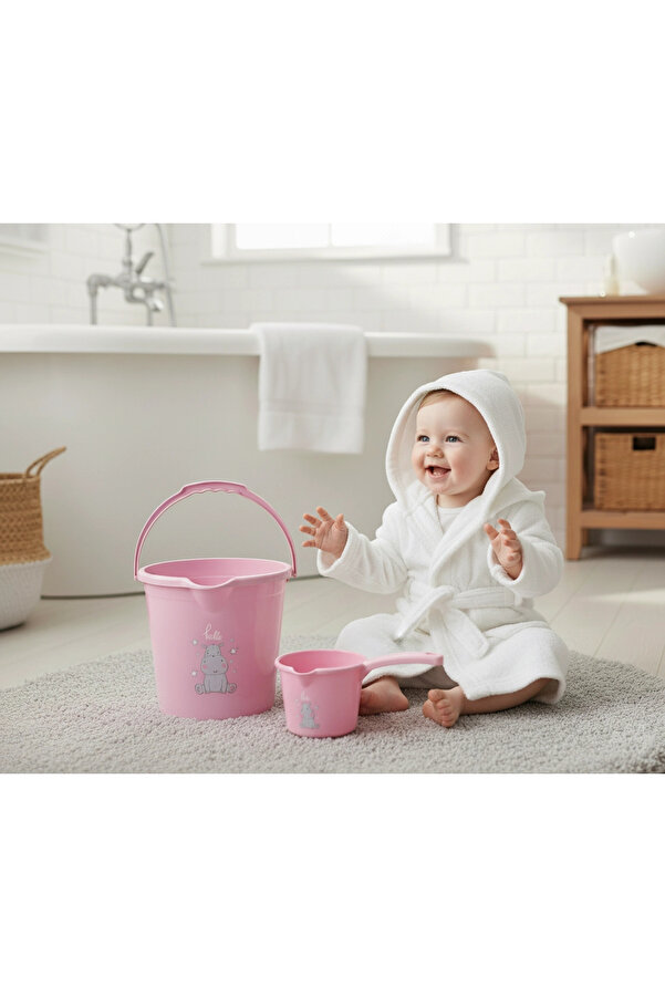 Babyjem Kova & Maşrapa Set Mat Pembe