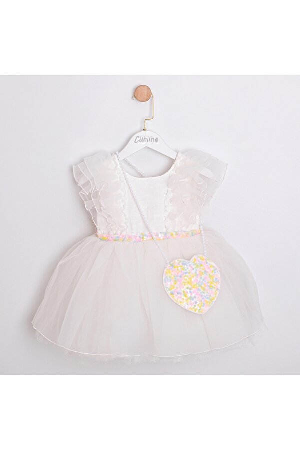 Momercy Gabriela Kız Çocuk Elbise ve Çanta, Doğum Günü Parti Yılbaşı Özel gün Fotoğraf çekimi