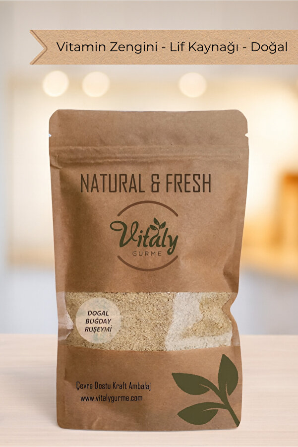 Vitaly Gurme Buğday Ruşeymi 100 g – Katkısız, Vitamin ve Mineral Zengini Doğal Destek