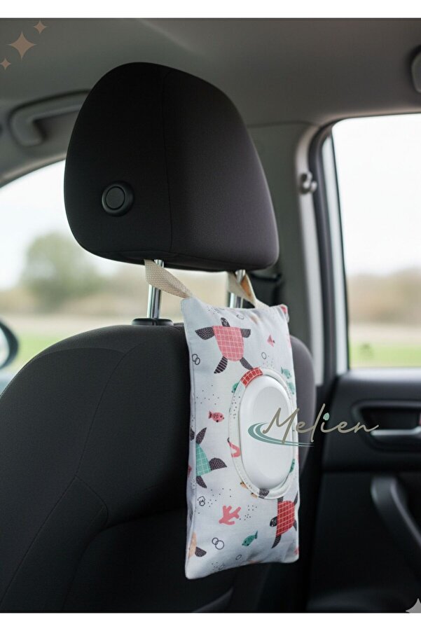 Melien Araba Kamyon Islak Mendil Saklama Çantası Evde İşte Seyahatte Bebek Arabasında Islak Mendil Kutusu