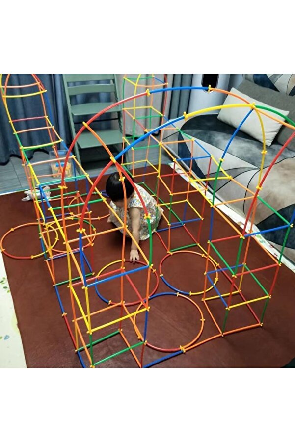 Dmrlabs 4d Bambu Çubukları Zeka Hayal Gücü Geliştirici Ve Egitici 4dmr Toys 300 Parca