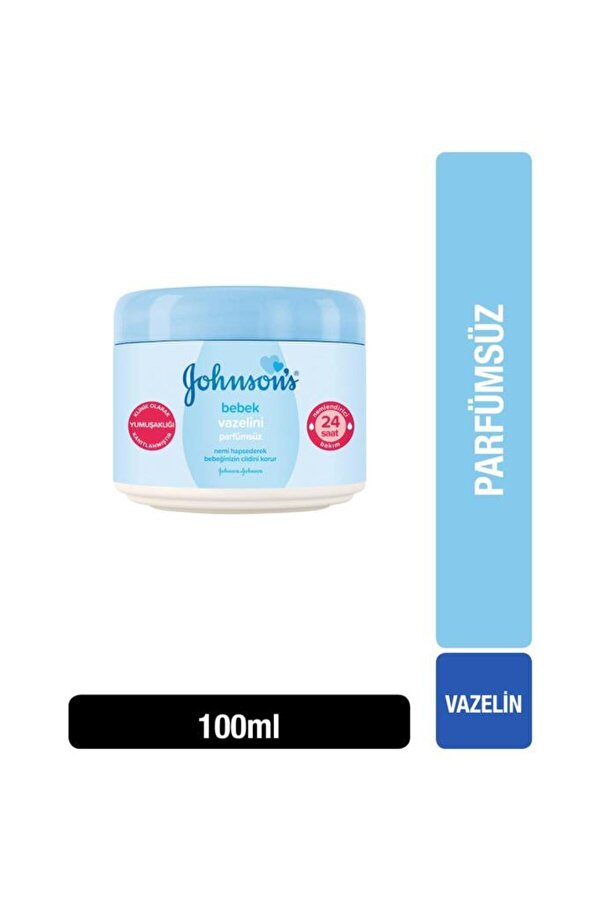 Johnson's Parfümsüz Vazelin 100 ml x2