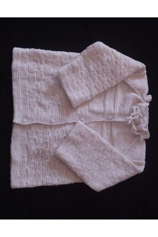 MİNEVOO EL ÖRGÜSÜ BEBEK HIRKASI