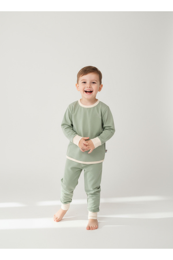 KidZee 1.0 Tog Sage Pijama Takımı