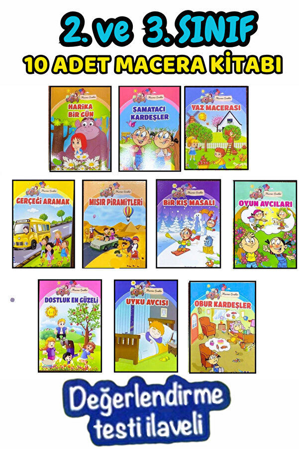 GÖNÜL YAYINCILIK 2.ve 3.sınıflar Için Okumayı Sevdiren Macera Seven Çocuklar Için Hikaye Kitabı Seti