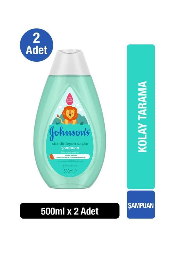 Johnson's Söz Dinleyen Saçlar Kremli Şampuan 500ml x2