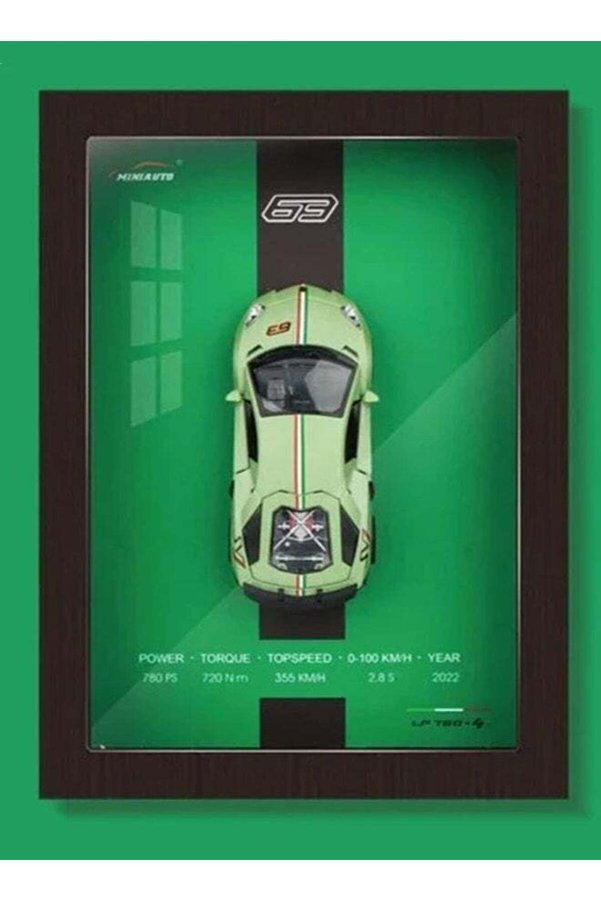 Little Rockz Miniauto Diecast Car Frame Version Alloy Metal Sports Car Model