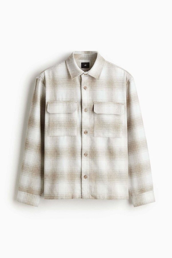 H&M Regular Fit Flannel overshirt