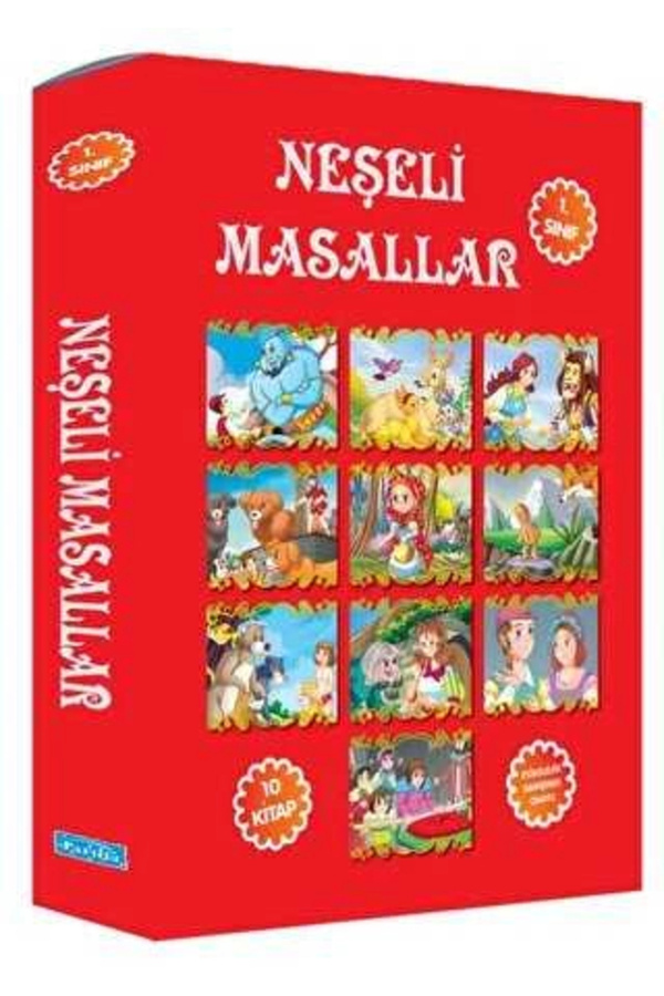 Parıltı Yayınları Neşeli Masallar 1.sınıf 10 Kitap Set