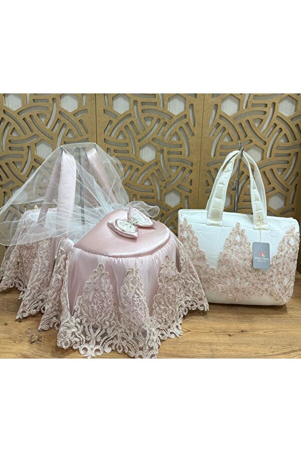 İLALKİDS Dantelli Bebek Taşıma Çantası Anne Çantası