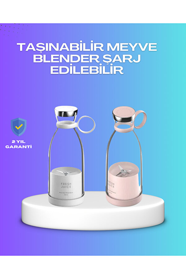 toyigoo Çevre Dostu Cam Gövdeli Kablosuz Smoothie Blender TYGOO-RSHB3456