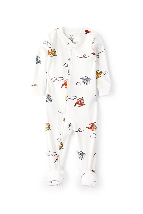 Carter's Erkek Bebek Ekru Polar Tulum