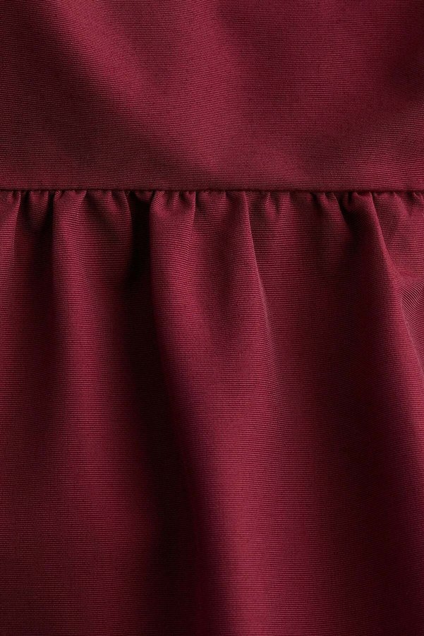 H&M Tie-detail peplum top