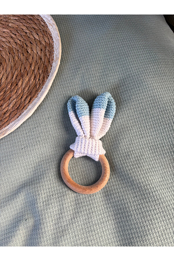 Aia&Co Amigurumi Tavşan Kulaklı Bebek Diş Kaşıyıcı