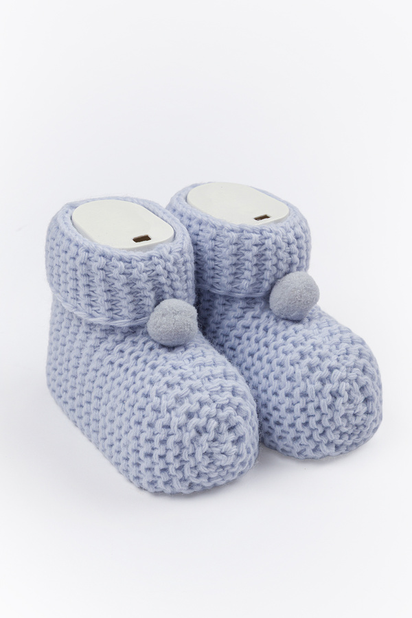 Lui Baby Bebek Patik Triko 0/6 Ay Ponponlu