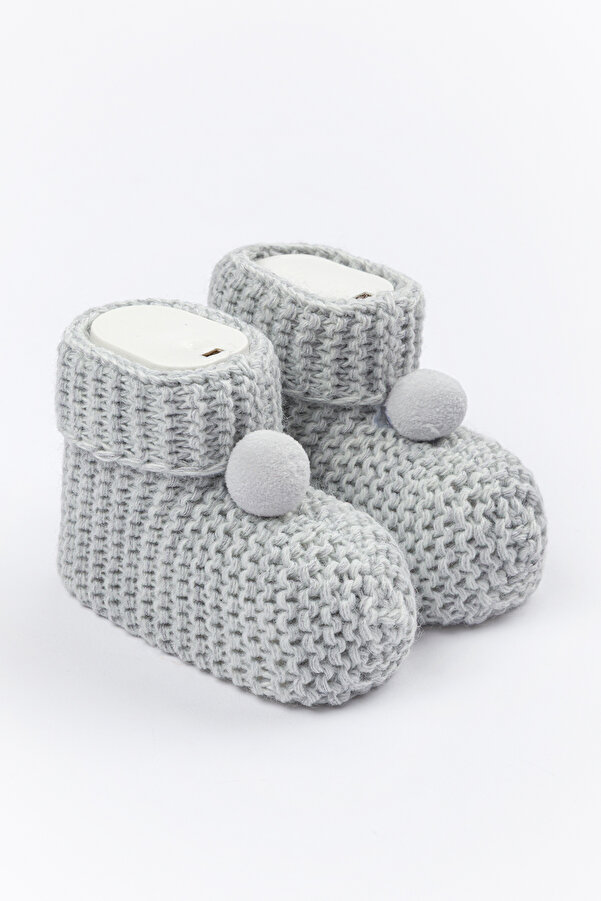 Lui Baby Bebek Patik Triko 0/6 Ay Ponponlu