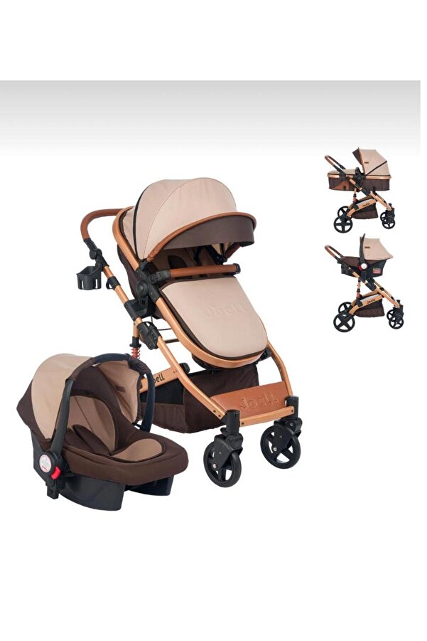 Mamma Grand 6 in 1 Yeni Nesil Çift Yönlü Amortisörlü Travel Sistem Bebek Arabası