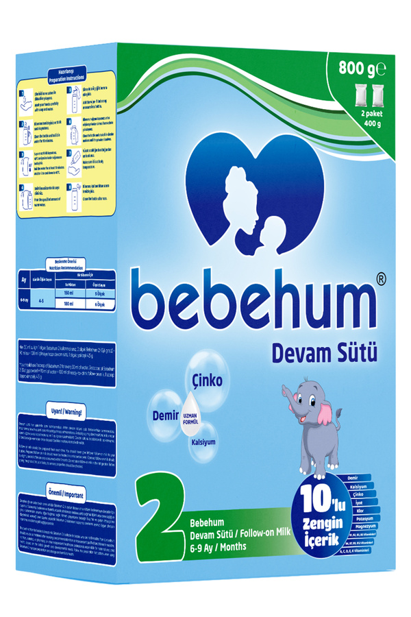 bebegen Bebehum 2 Devam Sütü 800 Gr 6-9 Ay
