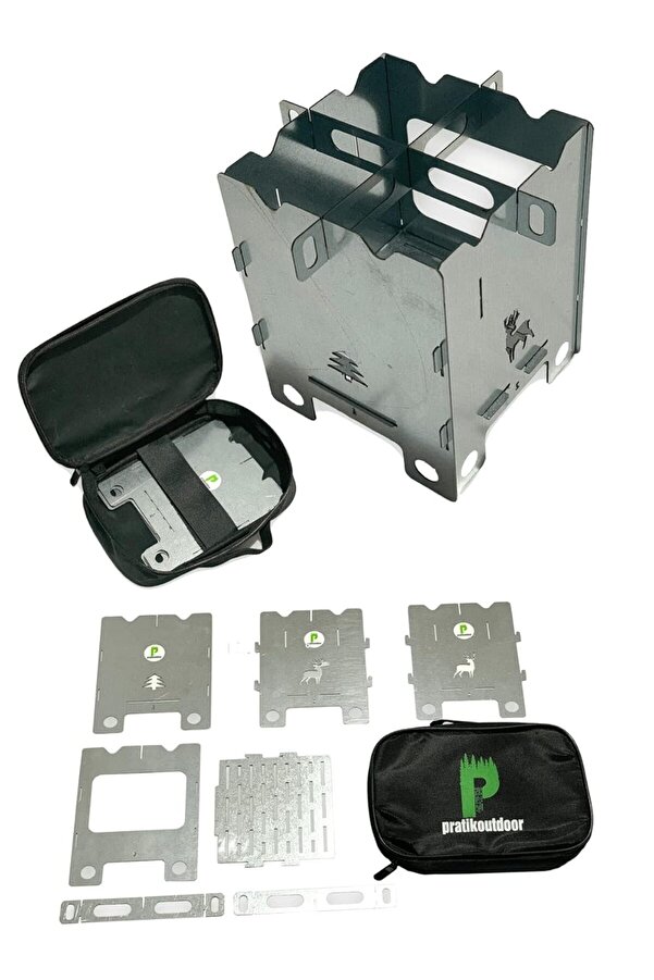 Hype Store Paslanmaz Ateş Kutusu, Firebo Cm, Katlanır Mini Soba, Kamp Sobası