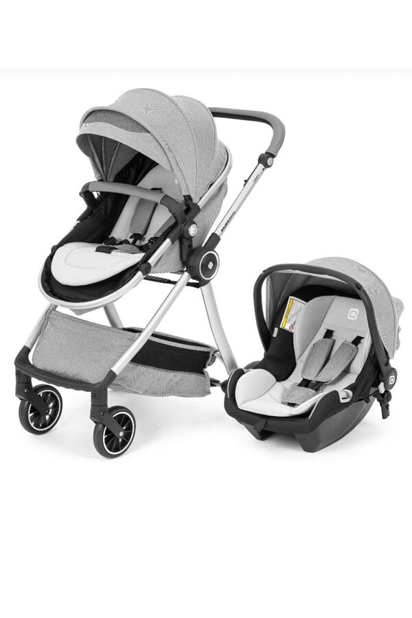QUARD 4'lü Set / Comfy Life Seyahat Sistem Bebek Arabası / Oto Koltuğu / Bebek Bakım Çantası / Yağmurluk