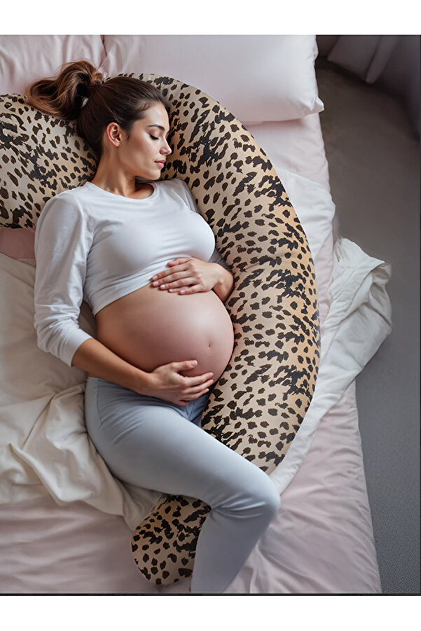 PUFYMAX Hamile yastığı,emzirme yastığı,uyku arkadaşı,aktivite yastığı,pamuk kumaş,YEDEK KILIF HEDİYELİ