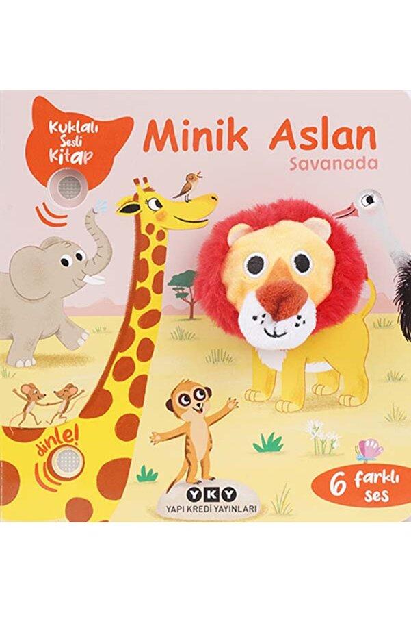 Yapı Kredi Yayınları Minik Aslan Savanada (Sesli ve Kuklalı)