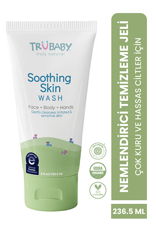 Trukid TruBaby Çok Kuru ve Hassas Ciltler için Vücut Yıkama Jeli, 236.5 ml