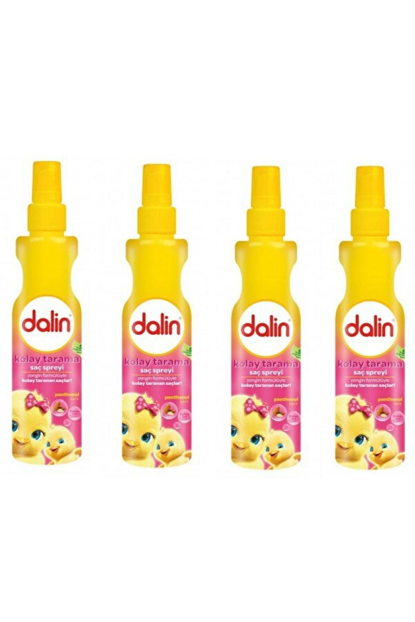 Dalin KOLAY TARAMA SPREYİ 200ML BADEM YAĞLI 4 ADET