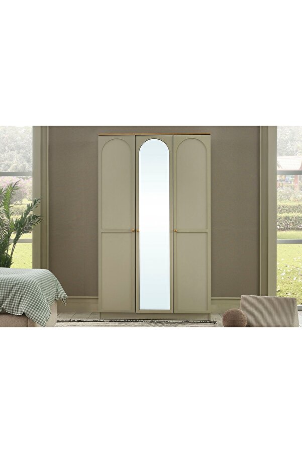 Vivense Capra Bohem Genç Odası Gardırobu, 3 Kapaklı