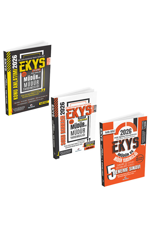 Dizgi Kitap 2026 MEB EKYS Müdür ve Müdür Yardımcılığı Konu Anlatımı, Soru Bankası ve 5 Deneme Seti Fatih Sesli