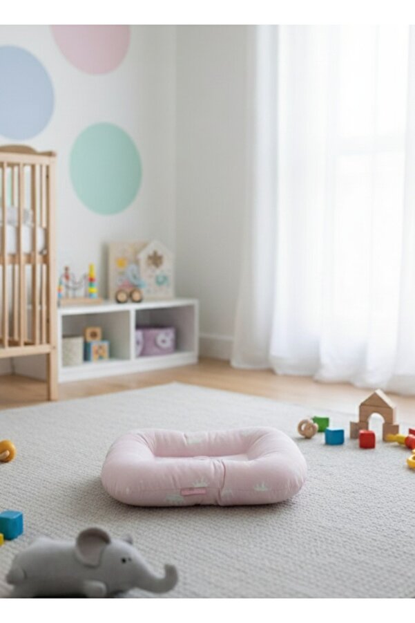 Lily and Co Taç Desenli Pembe Emzirme Ve Destek Yastığı