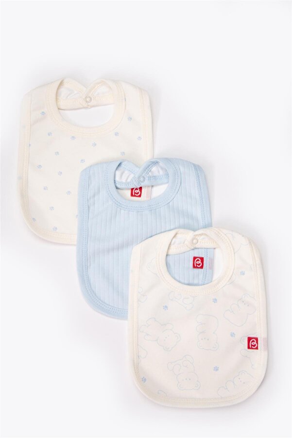 Bebetto SIVAMALI ÖNLÜK 3LÜ (CUTE BEAR) MAVİ
